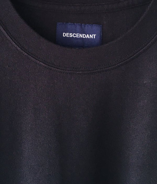 DESCENDANT/CROP POCKET SS TEE 02 (BLACK)