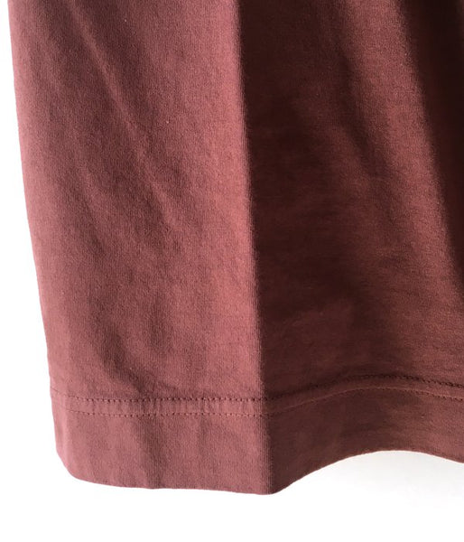 MHL./NATURAL DYE LIGHT JERSEY SS T-SHIRTS (WINE)