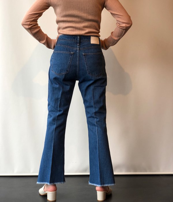 PHEENY/VINTAGE DENIM FLARED PANTS(INDIGO)