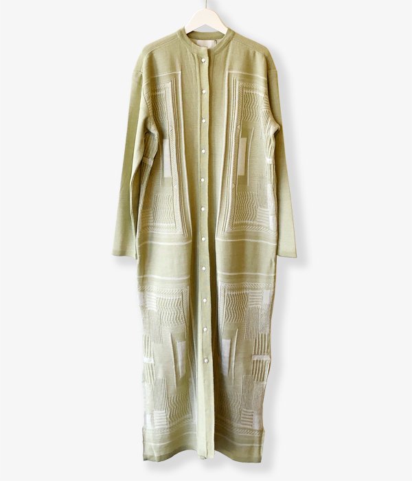 TAN/ARCHITECTURE ONEPIECE(LIGHT GREEN)