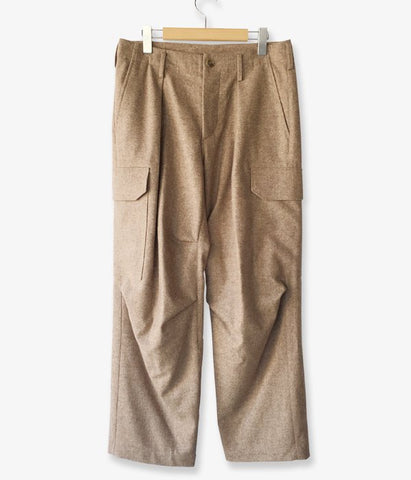 POLYPLOID/CARGO TACK PANTS C (NATURAL MELANGE)