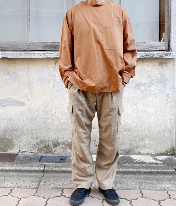 POLYPLOID CARGO TACK PANTS A タックカーゴパンツ