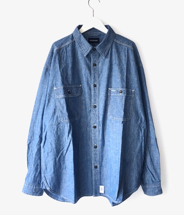 DESCENDANT VANNING/CHAMBRAY LS SHIRT - トップス