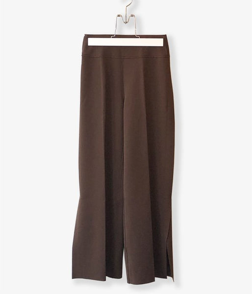 PHEENY/AMUNZEN SIDE STRIPE PANTS(BROWN)