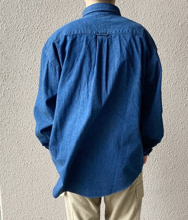 DESCENDANT/ALLEN DENIM SHIRT (INDIGO)