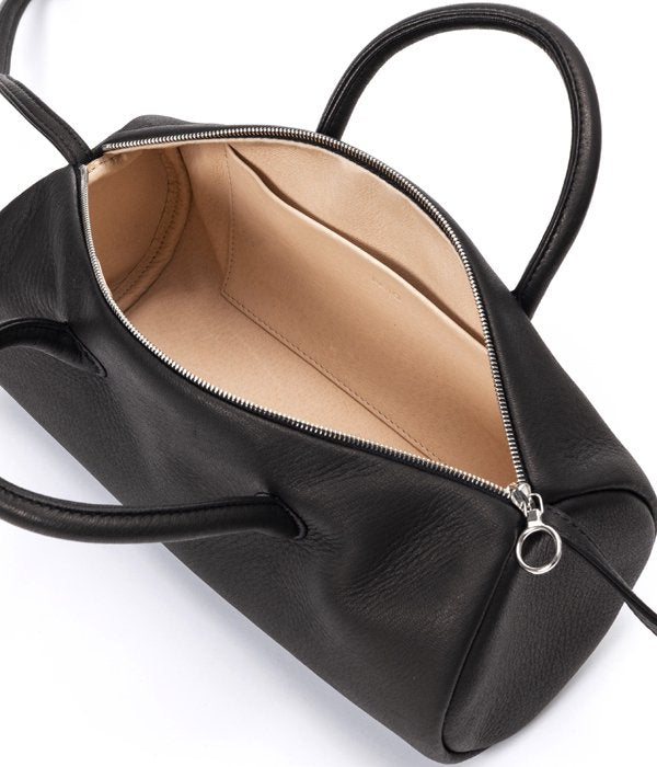 Aeta/DEER LEATHER CYLINDER BOSTON(BLACK)