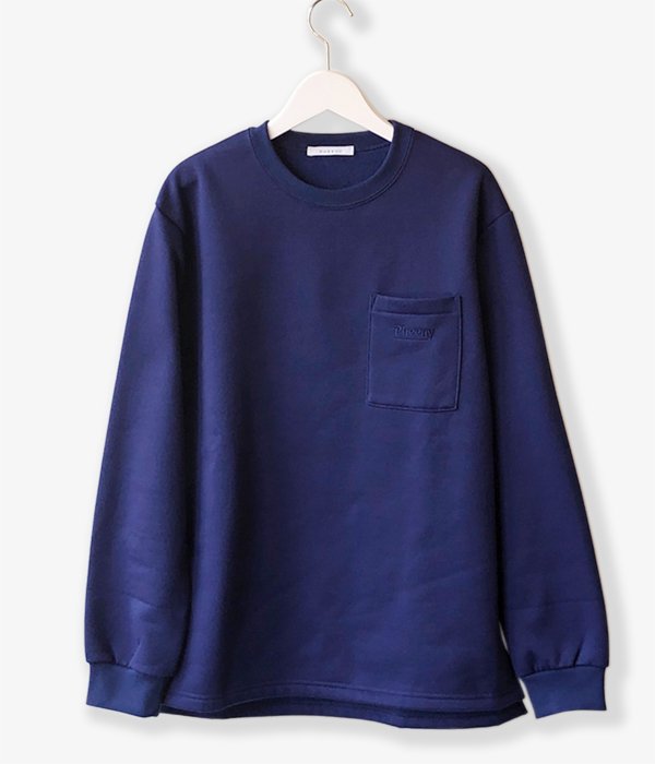 PHEENY/POCKET LONG SLEEVE T(NAVY)