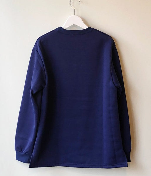 PHEENY/POCKET LONG SLEEVE T(NAVY)