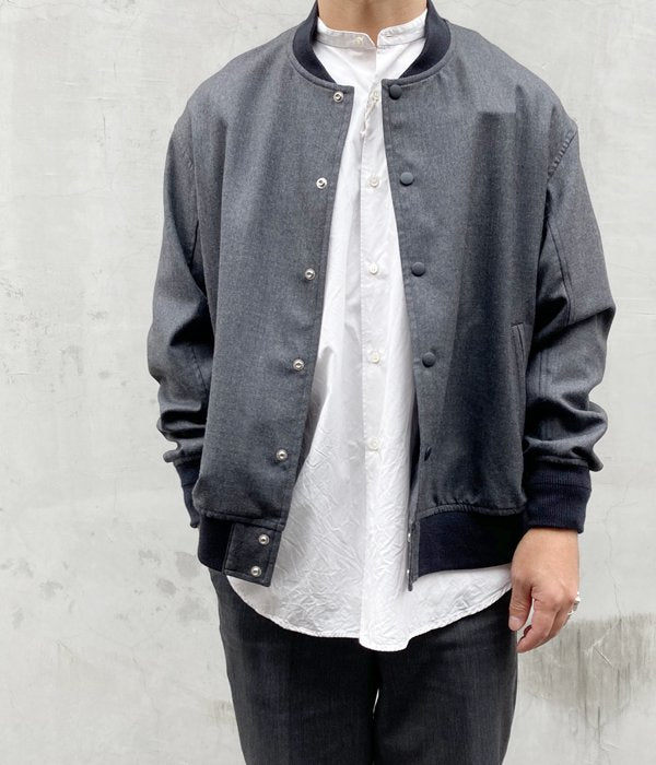 holk/VARSITY JACKET (GRAY)