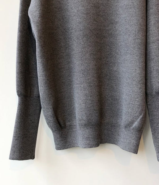 PHEENY/SMOOTH TURTLE NECK KNIT(GRAY)