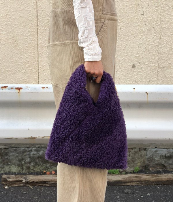 MM6 MAISON MARGIELA/TEDDY JAPANESE TOTE BAG MINI(PURPLE)