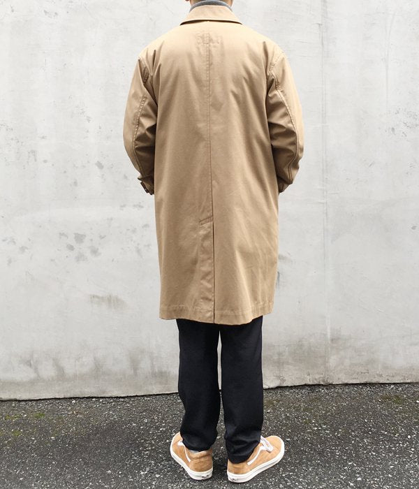 MHL./PROOFED COTTON NYLON TWILL COAT (BEIGE)