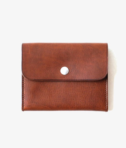 MHL./TOUGH LEATHER WALLET (BROWN)