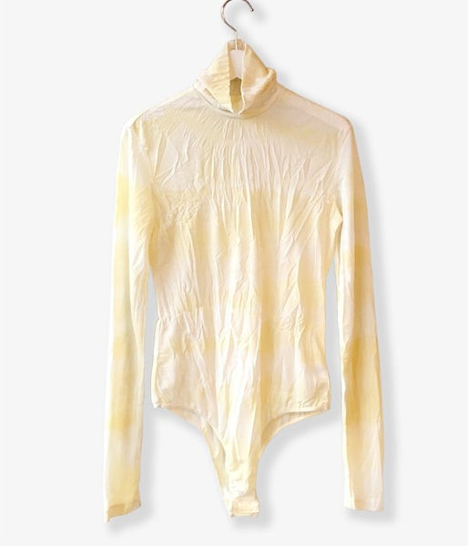 FUMIKA_UCHIDA/TIE-DYE BODYSUIT(YELLOW/size36)