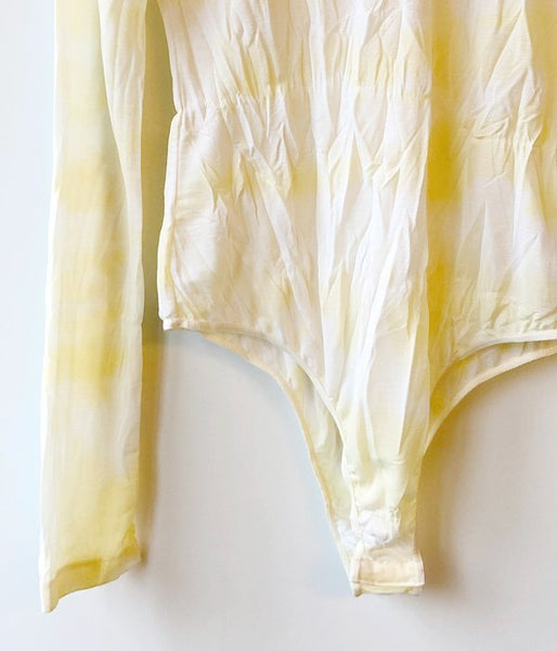 FUMIKA_UCHIDA/TIE-DYE BODYSUIT(YELLOW/size36)