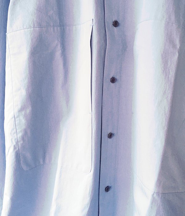 POLYPLOID SHIRT JACKET C / ICE BLUE - シャツ