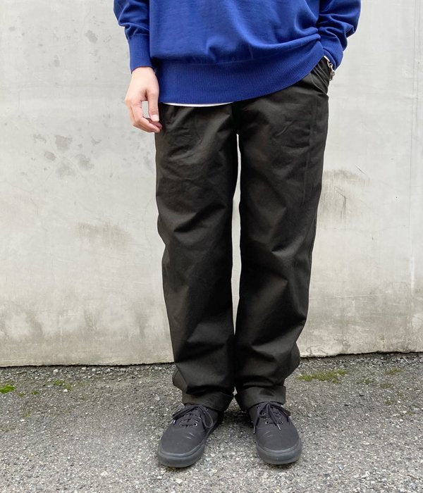 MHL./WASHED CHINO COTTON PANTS (KHAKI)