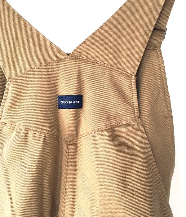 DESCENDANT/WADER TWILL OVERALL (BEIGE)