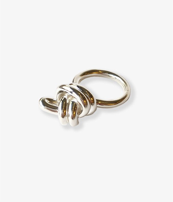 R.ALAGAN/KNOT RING(SILVER)