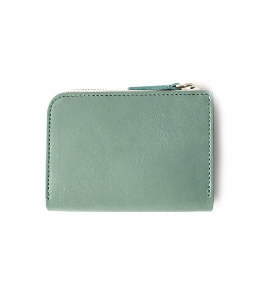 MARGARET HOWELL/SMOOTH LEATHER L PURSE (BLUE)