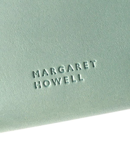 MARGARET HOWELL/SMOOTH LEATHER L PURSE (BLUE)