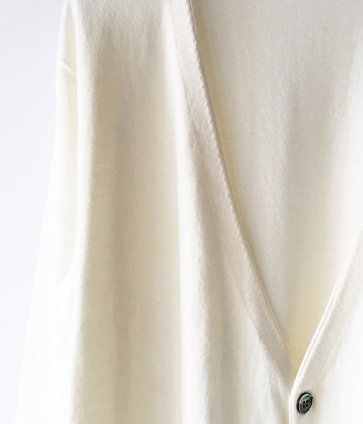 HOLLYWOOD RANCH MARKET/SPRING COTTON CASHMERE WASHABLE LONG CARDIGAN WM (NATURAL)