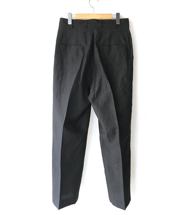 POLYPLOID/WIDE TAPERED PANTS C (DARK GRAY)