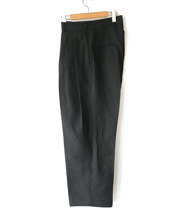 POLYPLOID/WIDE TAPERED PANTS C (DARK GRAY)