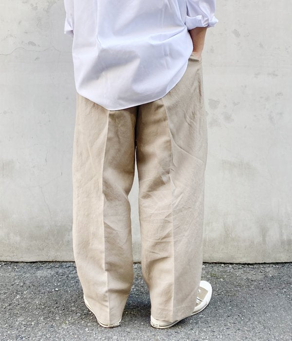 入荷済みPOLYPLOID/WIDE TAPERED PANTS C パンツ