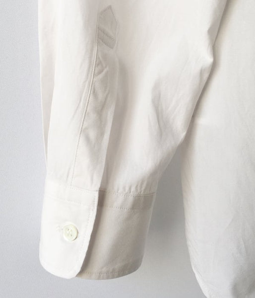 holk/STAND COLLAR SHIRT (WHITE)