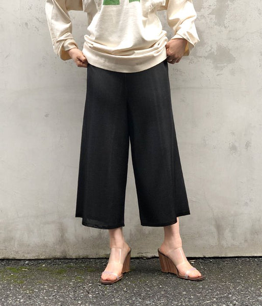 TAN/DOUBLE COLOR PANTS(BLACK)