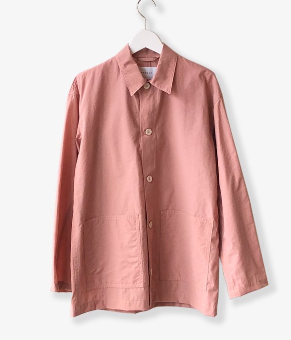 PHEENY/NYLON COTTON GROSGRAIN COVERALL JACKET(PINK)
