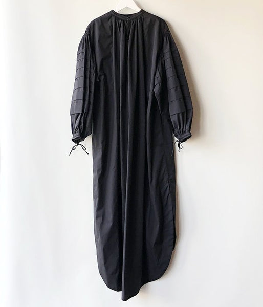 WRYHT/CHO-CHIN SLEEVE FOLK DRESS(BLACK)