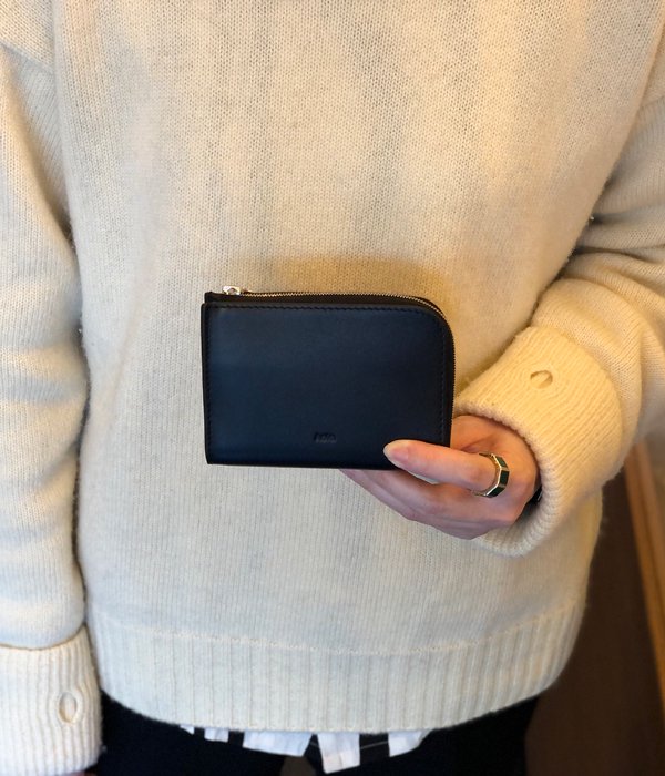 Aeta/FULL GRAIN LEATHER WALLET TypeB(BLACK)