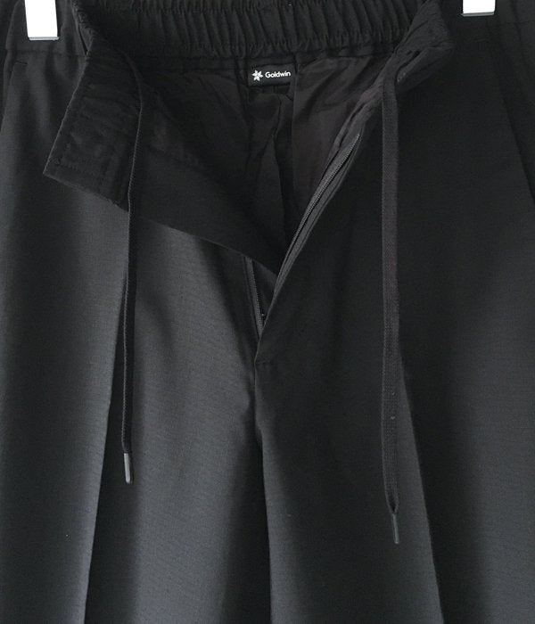 Goldwin/SLIM EASY WOOL PANTS (BLACK)