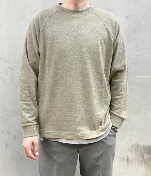 MHL./COLOURED COTTON JERSEY LS MENS (GREEN)