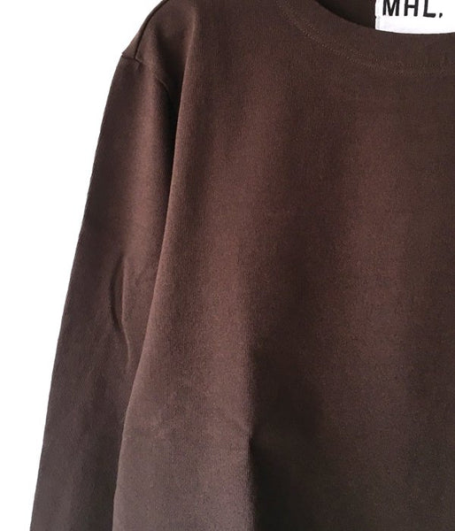 MHL./DRY COTTON JERSEY LS (BROWN)(1)