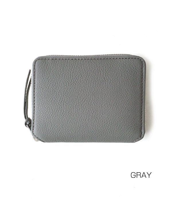 ERA./BUBBLE CALF ROUND PALM WALLET