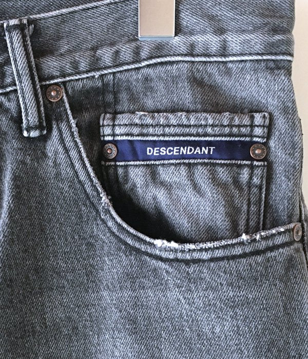 DESCENDANT/1995 BAGGY JEANS (BLACK)