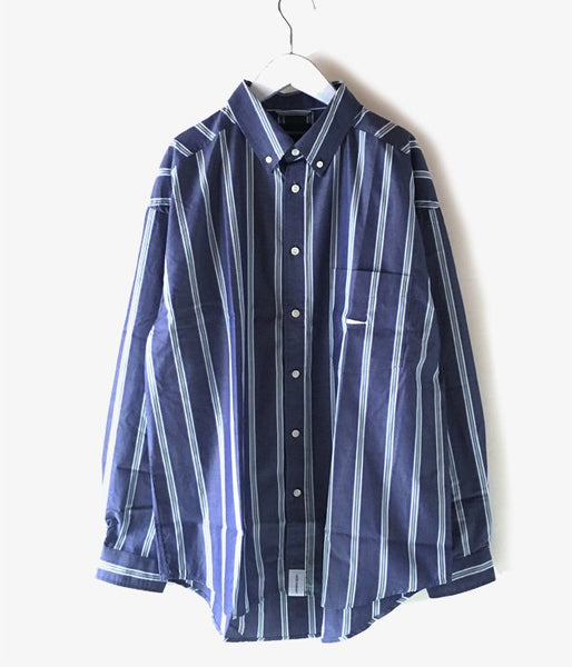 DESCENDANT/PRINCE B.D LS SHIRT FULL SIZE (NAVY)