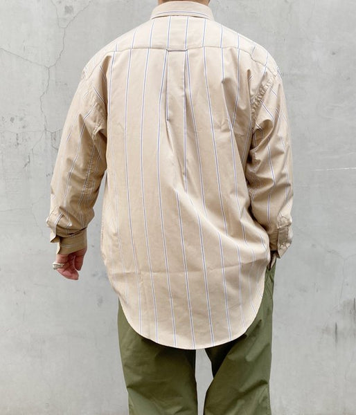 DESCENDANT/PRINCE B.D LS SHIRT FULL SIZE (BEIGE)