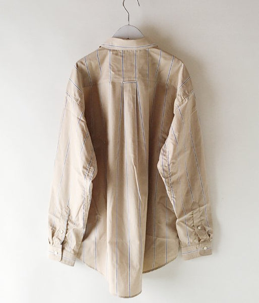 DESCENDANT/PRINCE B.D LS SHIRT FULL SIZE (BEIGE)