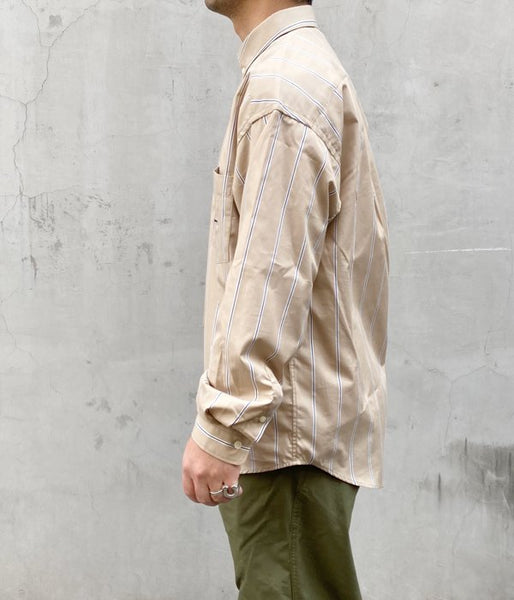 DESCENDANT/PRINCE B.D LS SHIRT FULL SIZE (BEIGE)