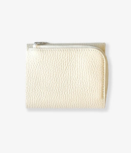 Aeta/PEBBLE GRAIN LEATHER WALLET TypeA (IVORY)(2)