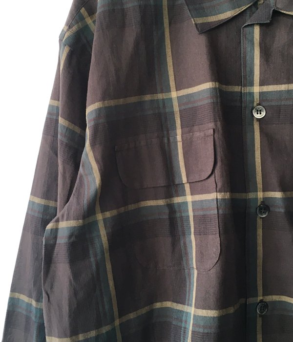 トップス DESCENDANT MILPITAS/CHECK LS SHIRT DESCENDANT/MILPITAS CHECK LS SHIRT (NAVY)