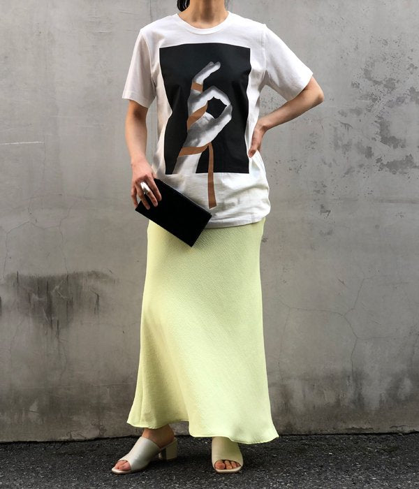 限定値下げ　MM6 Maison Margiela ホワイト Tシャツ S MM6 エムエムシックス メゾンマルジェラ Maison Margiela リブド