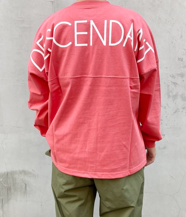 DESCENDANT] CETUS JERSEY LS BURGUNDY - Tシャツ/カットソー(七分/長袖)