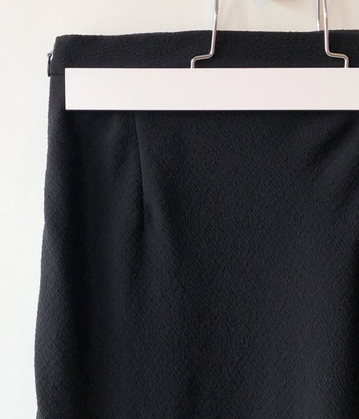 PHEENY/DOBBY BIAS SKIRT(BLACK)