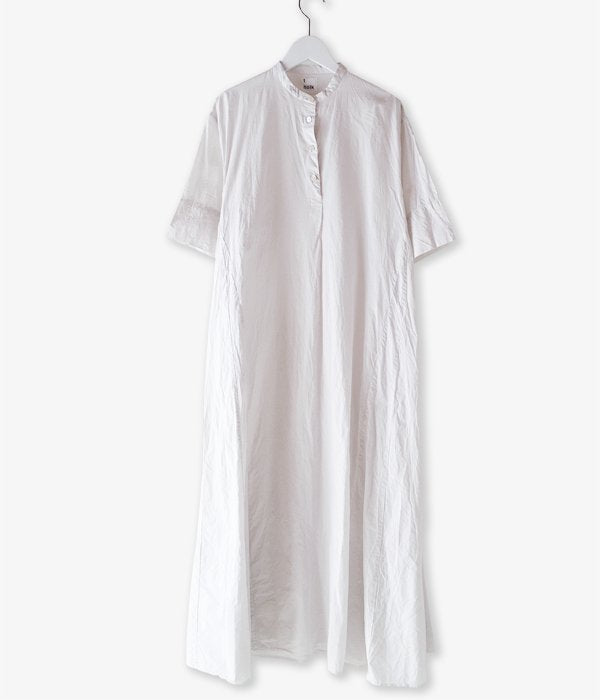 holk/SHIRT DRESS (OYSTER WHITE)