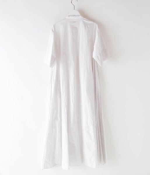 holk/SHIRT DRESS (OYSTER WHITE)